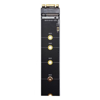 M.2 SATA NVME PCI-E 프로토콜 SSD 어댑터 보드 확장 카드 B 키 M 인터페이스 익스텐션 골드 핑거 테스트 보호, 1개