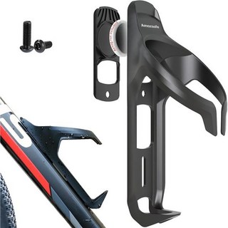 자전거 물통 거치대 컵홀더 바이크 물병 홀더에 숨겨진 에어태그 마운트 범용 MTB 로드 도난 방지 GPS 트래커 방수 홀더 및 모든 자전거용 음료 컵 케이지 스텔스 내구성 플라, 1
