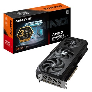 GIGABYTE 라데온 RX 9070 XT GAMING OC D6 16GB