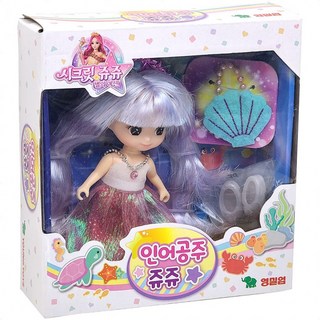 시크릿쥬쥬 별의여신 인어공주쥬쥬 인형 장난감, 1개, 상세페이지 참조