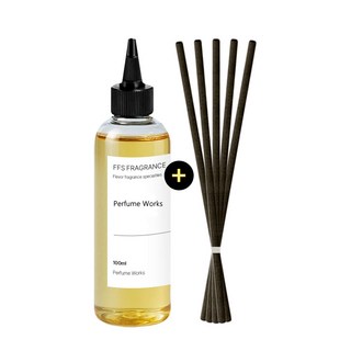 [퍼퓸웍스] 미국산 프리미엄 디퓨저 리필 리드스틱5개 포함오일 브랜드, 1개, 100ml, 네롤리 포르토피노