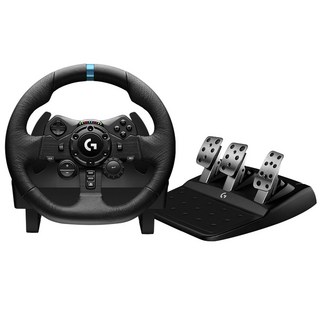 로지텍 G923 레이싱휠 사용 모습