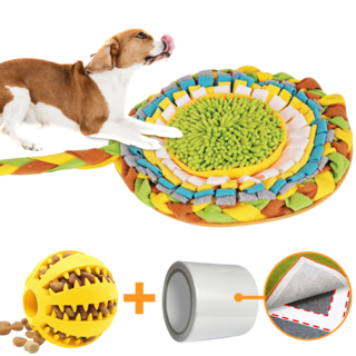 페티풀 초대형 강아지 노즈워크 장난감 매트 + 볼 세트 롤리팝 1개 상품 이미지