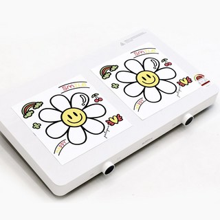 쁘띠끄 데이지 실리콘 인덕션보호매트, 1개, 사각