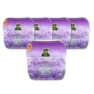산도깨비 화장실용 탈취제 라벤더, 300g, 5개