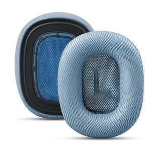 에어팟맥스 이어쿠션 이어패드 교체용 캡 한쌍, 블루