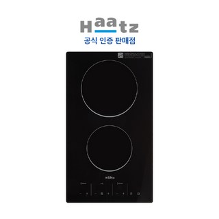 [전국설치] 하츠 전기레인지 2구 하이라이트 HEC-2050SH (타공 281x495), 빌트인, 블랙