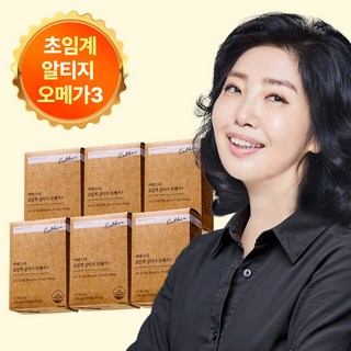 [본사직영] 여에스더 초임계 알티지 오메가3 1020mg 국민영양 프로젝트, 30정, 6박스
