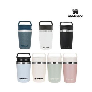 스탠리 236ml 미니 머그 스텐 쇼트트랙 텀블러 보온보냉 차량용 텀블러컵, 블루, 1개