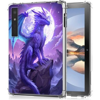 오닉스 북스 팔마 케이스 보호 정품 이북리더기 Box Palma 2Box 6.13인치 투명 2 모바일 전자책 리더기용 TPU 실리콘 쉘 충격 방지 2024년 출시 비치, Purple Dragon, for Boox Palma 2/Boox Palma 6., 1개