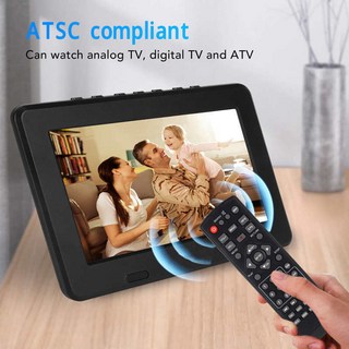 휴대용TV DMB 요양원 무선TV 병원 경비실 Leadstar 7 인치 휴대용 디지털 TV ATSC USB 스토리지 기능 충전식 1080P LED 플러그