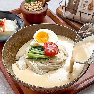 [4인분] 여름별미 생칼국수 콩국 영양만점 식사대용 콩국물 콩국수, 948g, 1개
