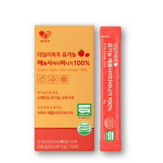 자연발효 스페인산 100% 애플사이다비니거 스틱 15포, 1세트, 225g