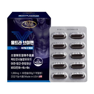 에버그린 울트라 브이맨 60캡슐, 60정, 1개