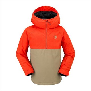 Volcom 남아용 Sluff 단열 스노우보드 겨울 재킷 오렌지 쇼크 S4 볼컴 11st_amz 220143