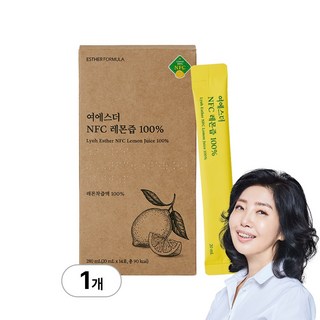 [본사직영] 여에스더 NFC 유기농 레몬즙 100% (유기농 레몬 1개를 통째로), 1박스, 14회분