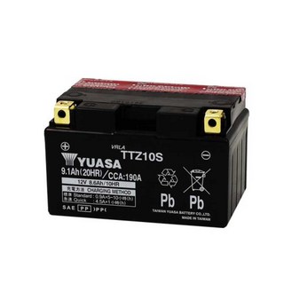 [유아사]혼다(Honda) CBR500R CBR600RR CBR650F - YTZ10S(TTZ10S) 배터리, 1개