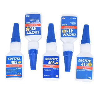 슈퍼 글루 403 406 리페어링 인스턴트 접착제 록타이트 자체 20ml, 1개