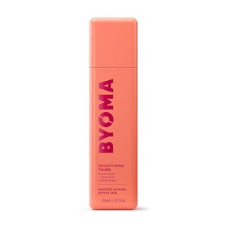 BYOMA 브라이트닝 토너 - 부드럽게 각질 제거 지질 및 젖산이 함유된 페이셜 알코올 프리 피부를 밝게 하고 수분을 공급합니다 배리어 리페어 140ml(5.07온스)