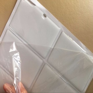 16 개 신용 카드 크기 85.5x54mm 투명 직사각형 에폭시 스티커, 16개