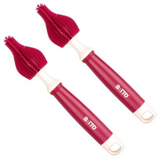 비비또 실리콘 프리미엄 꼭지 젖병솔 세척솔 2개 상세 정보