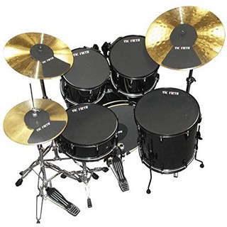 Vic Firth Vic Firth 드럼 음소거 패드 w/ 10" 12" 14" 16 22 하이햇 및 심벌즈(2), 1개