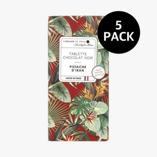 프랑스 에끌레어 드 제니 LECLAIR DE GENIE Pistachio chocolate 이란 피스타치오 다크 초콜릿 바 115g, 5개