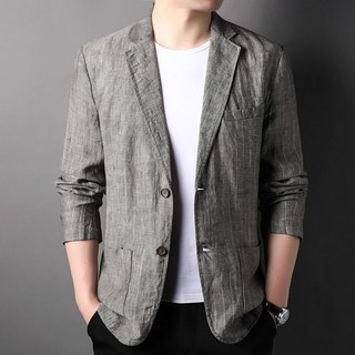 린넨 100 남자 여름 마자켓 콤비 싱글 쿨 자켓 마이