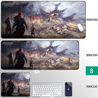 호라이즌 포비든 웨스트 캐릭터 콘솔 테이블 매트 대형 마우스 패드 장패드 3mm, 300X250mm - 두께 3mm, 1개, 08.H