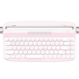엑토 레트로2 미니 블루투스 유무선겸용 텐키리스 키보드, BABY PINK 1개, B307
