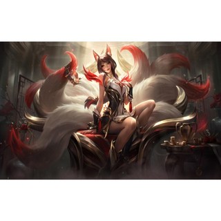ZEUS 리그오브레전드 장패드 롤 마우스패드 게이밍 미끄럼방지 커스텀 디자인 손목 받침, 1개, 13.아리