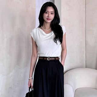 카울넥 캡소매 썸머니트 캡니트 여름니트 반팔니트_M2504KN604B