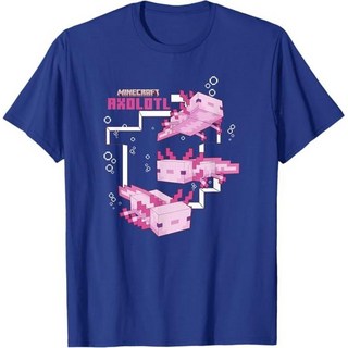 반팔티 마인크래프트 아홀로틀 / Pink Axolotl Pond 우파루파 Merch 굿즈 캐릭터 티셔츠