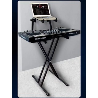 DJ 컨트롤러 테이블 거치대 2단 블루투스 오디오 사운드 받침대 녹음 스탠드, 상세페이지 참고, 1. 2단 컴퓨터스탠드표준버전