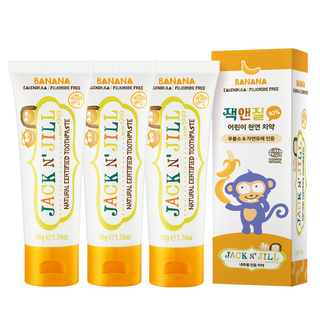 잭앤질 자일리톨 어린이 치약 바나나맛
