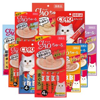 이나바 챠오츄르 파우치 참치 종합셋트 56g x 10개(10종) 10개 상품 이미지