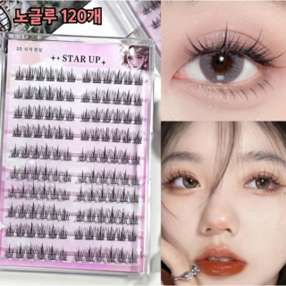 STAR UP 풀 필요없은 자연 속눈썹 대용량 아이래쉬