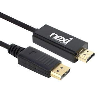넥시 DP to HDMI 케이블 디스플레이포트 4K 30Hz 2m V1.2, NX-DPHD12-020M, 1개