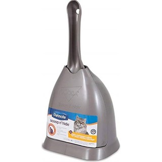 펫메이트 스쿱 은 히든 고양이 홀더 브러시드 니켈로 스쿱을 만듭니다, Brushed Nickel, 1개