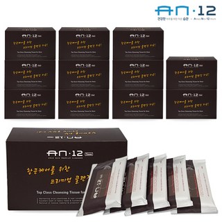 에이엔12 항문전용클렌저티슈(50매) X 12Box, 12개
