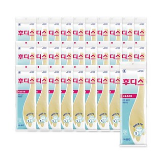 후디스 고무장갑 식품용 1종 1호, 아이보리, 소(S), 30개