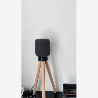 [딜러스단독] 호환 스탠드 스피커 인테리어 책상용 3세대 베이스 Q990D 우드 스튜디오2 11 일대 애플기기 호환 홈팟 느티나무 (세대용) 상품 이미지