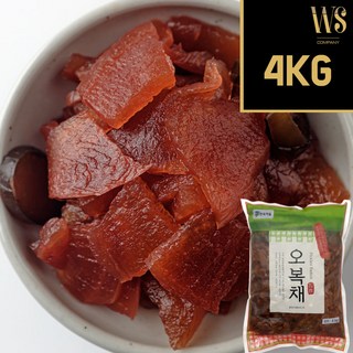 [옛한옥] 오복채 4kg 가정용 대용량 업소용 박스포장, 1개