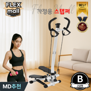 플렉스몰 스텝퍼 트위스트 가정용 천국의 계단 실내 홈트 핸들형 저소음 하체 허리 운동기구, B