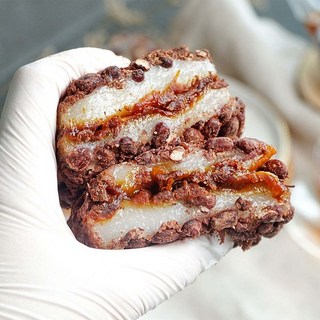 담백한 통팥 호박시루떡 1kg 개별포장떡, 01. 호박시루떡 1kg, 1개