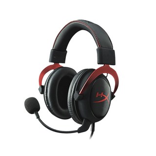 Hyper X 클라우드 II 유선헤드셋, Black + Red