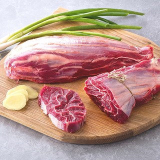 (배터짐) 곡물 송아지 아롱사태1kg 소사태 수입산 (일요일&당일발송), 1000mg, 1개