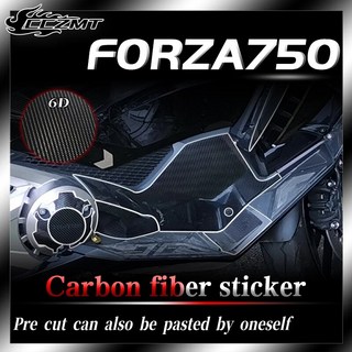혼다 FORZA750 포르자 750 스티커 6D 탄소 섬유 보호 스티커 바디 필름 장식 스티커 수정, 2.Front mud tile