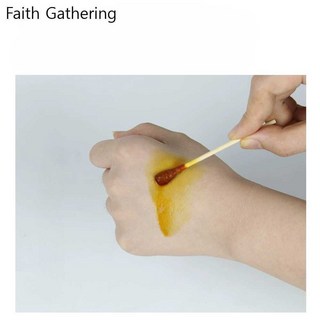 Faith Gathering 포비돈면봉 면봉 스틱 휴대용 알콜, 1개, 50팩(4개입)