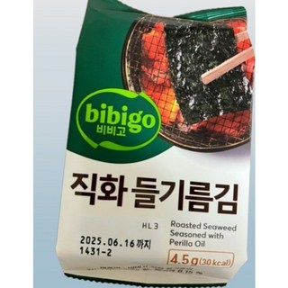 [비비고] 고소한 직화토종김들기름(12봉) 들기름의풍미 맛의혁신 밤10시이전주문내일도착, 1개, 54g